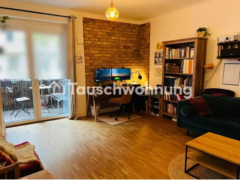 Tauschwohnung: 3Zi Neubau m.gr. Balkon und 1. OG Privat Garten geg.4-5Zi — photo 1